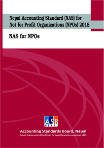 What is Nepal Accounting Standard for Not for Profit Organizations (NAS for NPOs), and Why Does It Matter for Non Profits in Nepal?